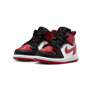 Jordan 1 Mid SE 'Bred Toe' Baby/Toddler Shoes