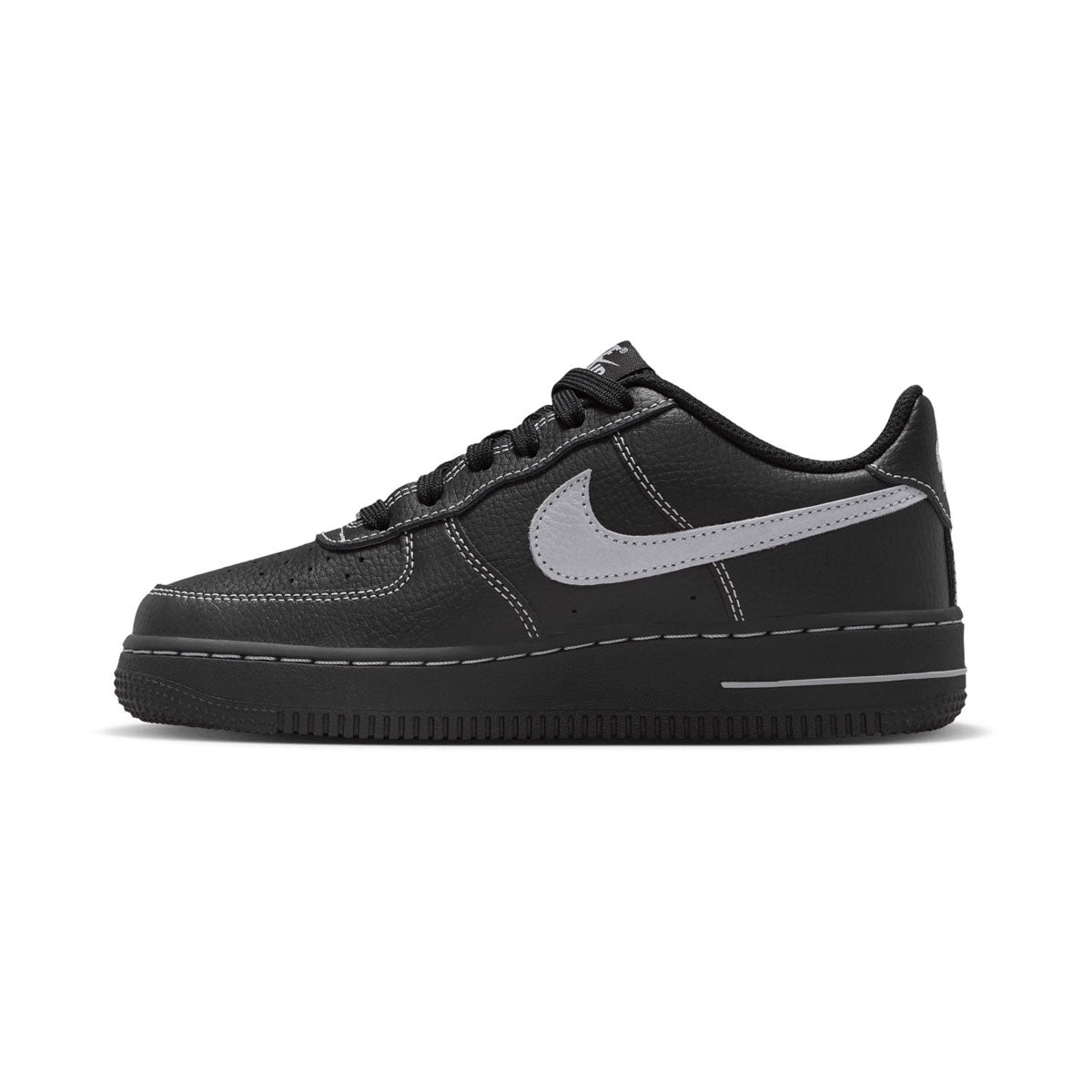 Nike Air Force 1 LV8 'Black Grey' Big Kids' Shoes - Nike Air Force 1 Kids