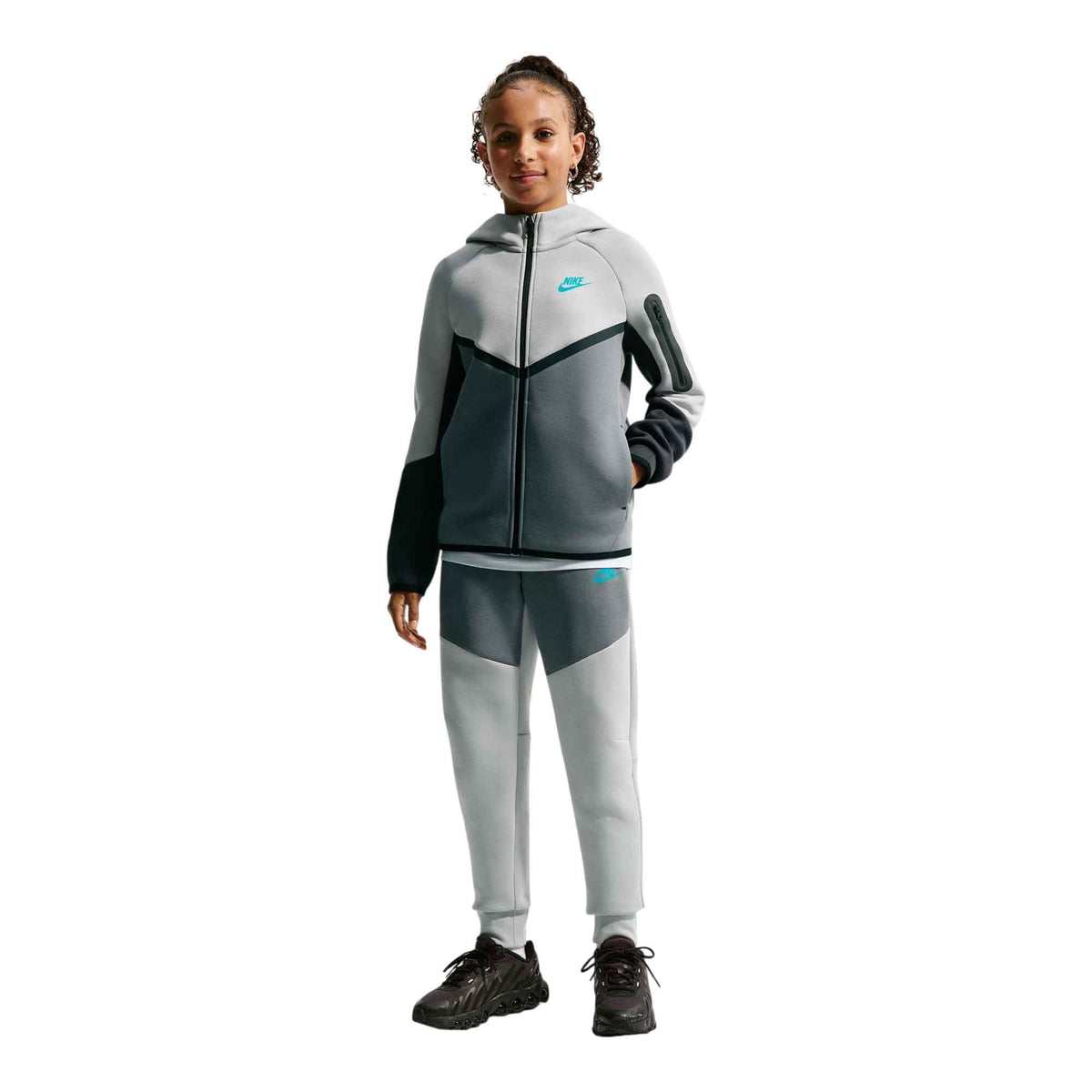 Nike Sportswear Tech Fleece Big Kids' Full-Zip Hoodie - 