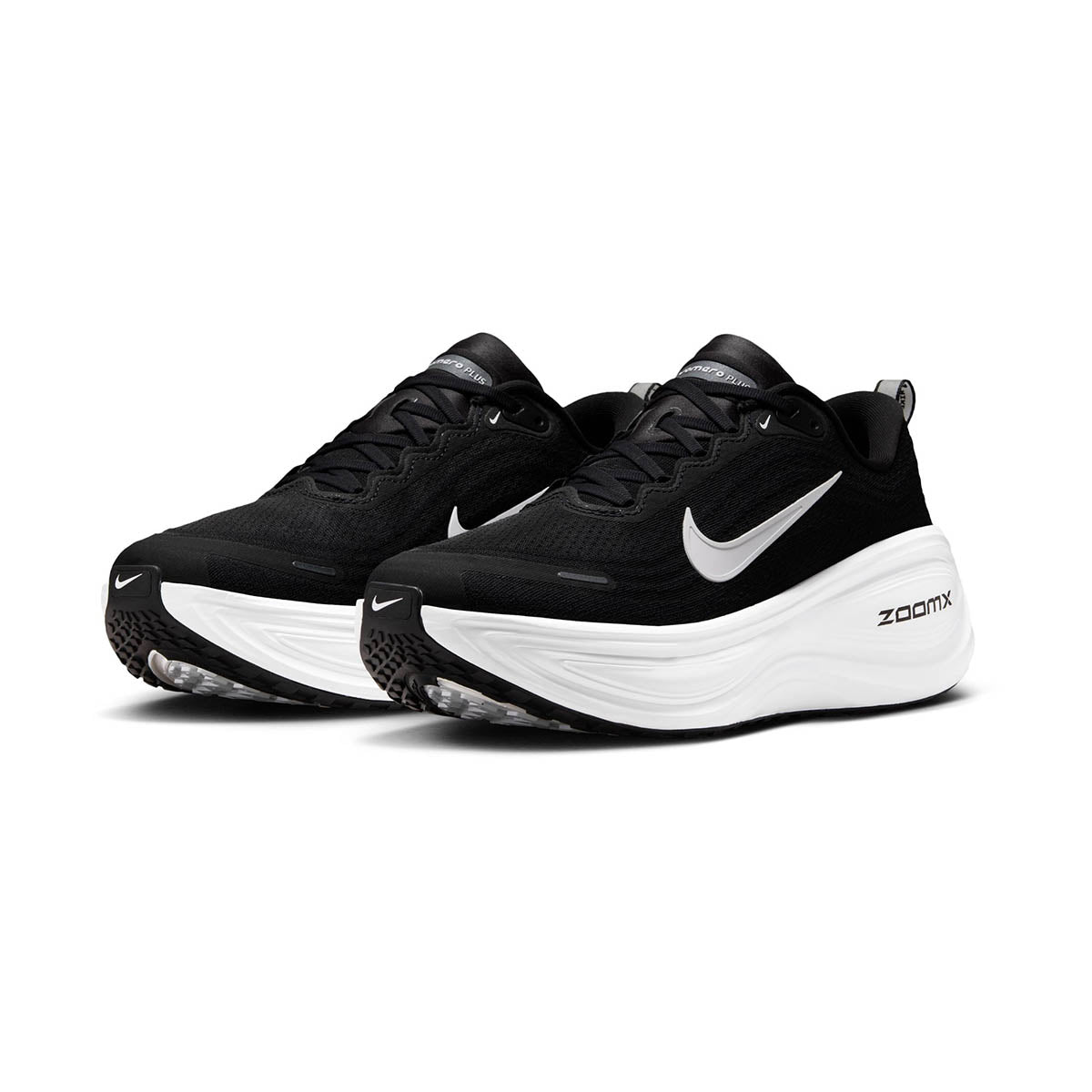 Nike Vomero Plus 'Black White' Men's Road Running Shoes - 