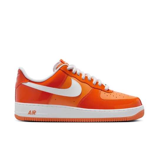 Nike Air Force 1 '07 LV8 'Orange White Patent' Men's Shoes