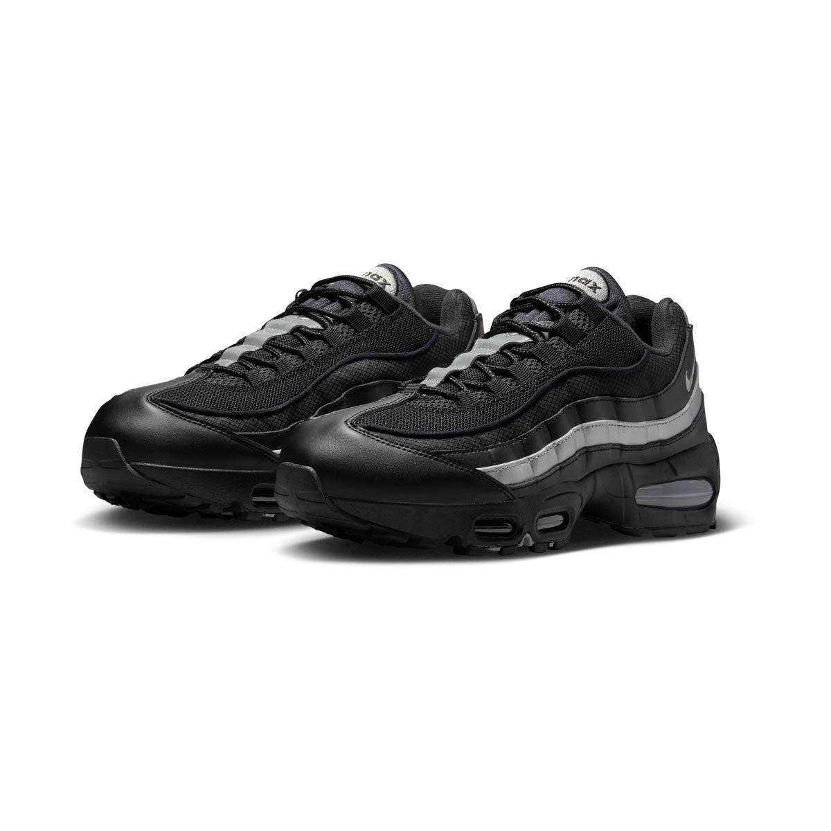 Nike Air Max 95 &#39;Big Bubble Black White Metallic Silver&#39; Men&#39;s Shoes
