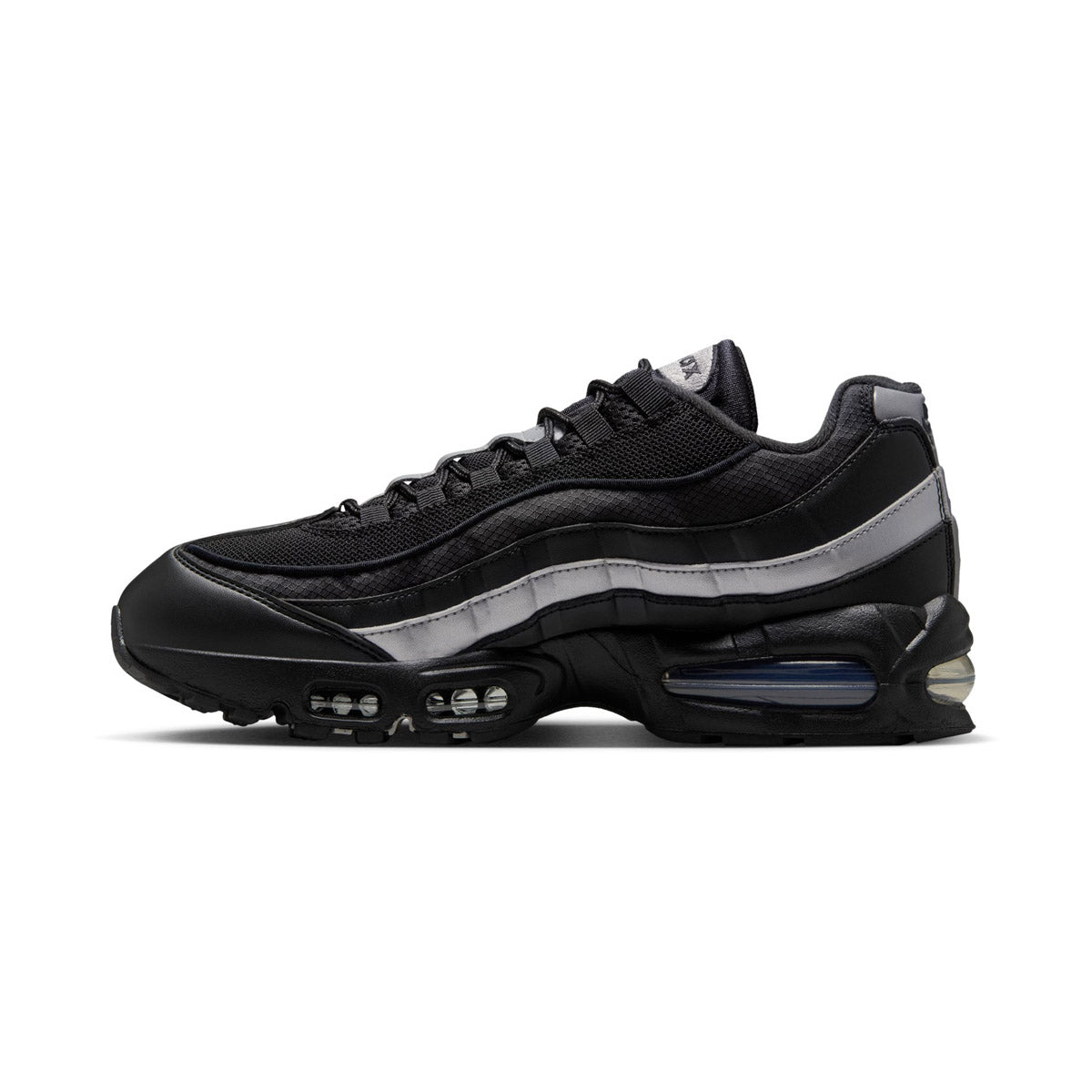 Shop Nike Air Max 95 'Big Bubble Black White Metallic Silver