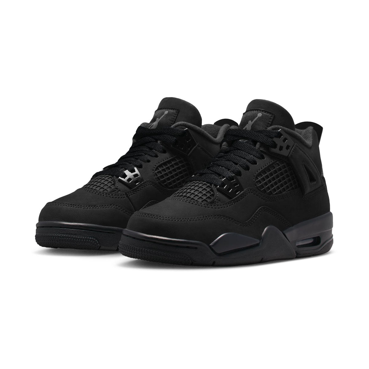 Air Jordan 4 Retro 'Black Cat' Big Kids' Shoes - 