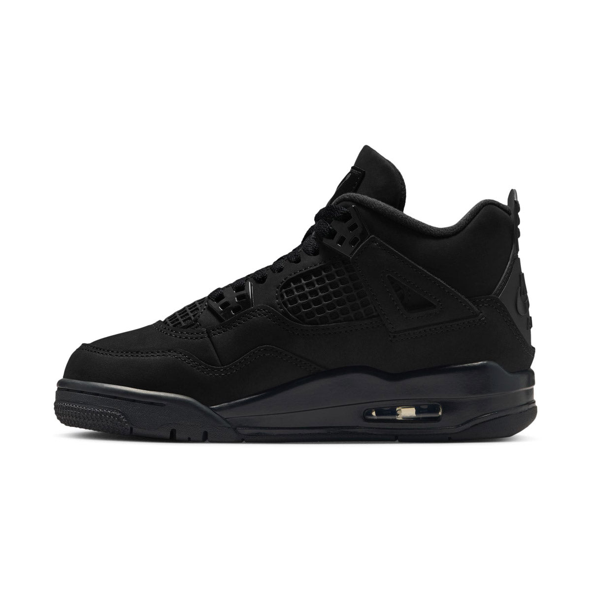 Air Jordan 4 Retro 'Black Cat' Big Kids' Shoes - 