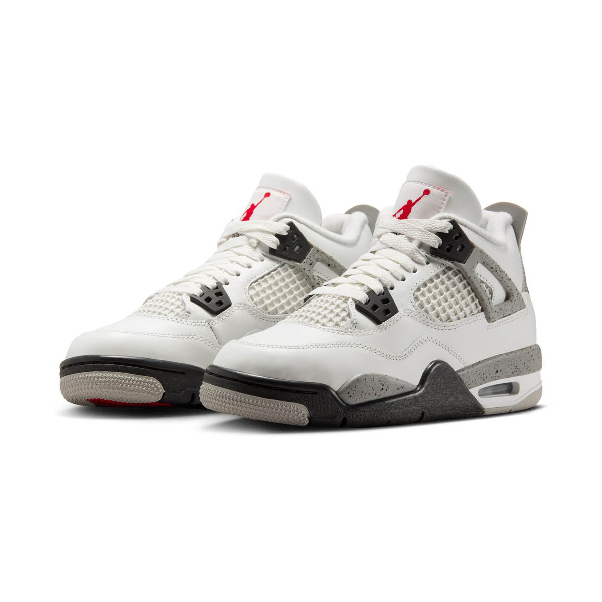 Air Jordan 4 Retro &#39;White Cement&#39; Big Kids&#39; Shoes