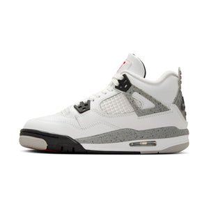 Air Jordan 4 Retro 'White Cement' Big Kids' Shoes