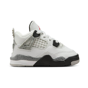 Jordan 4 Retro 'White Cement' Baby/Toddler Shoes