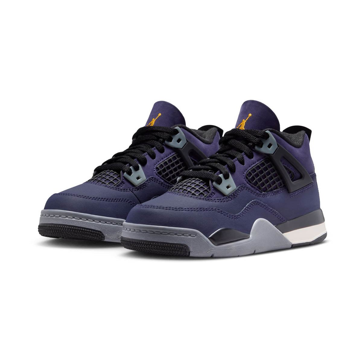 Jordan 4 Retro 'Imperial Purple' Little Kids' Shoes - 