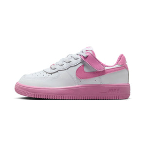 Nike Force 1 Low EasyOn 'White Magic Flamingo' Little Kids' Shoes