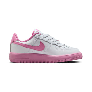 Nike Force 1 Low EasyOn 'White Magic Flamingo' Little Kids' Shoes