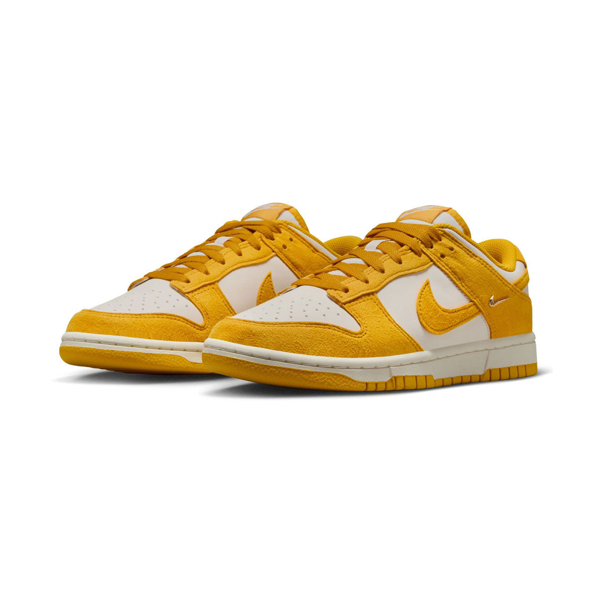 Nike Dunk Low &#39;Dark Sulfur Gold Mini Swoosh&#39; Women&#39;s Shoes