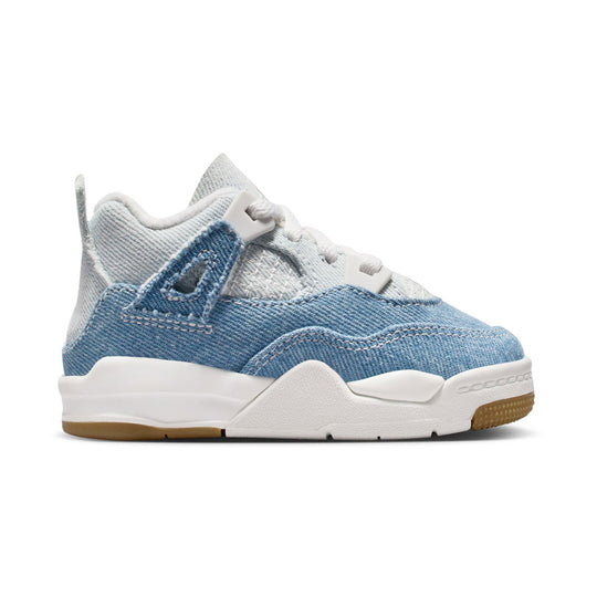 Jordan 4 Retro 'Denim Worn Blue' Baby/Toddler Shoes