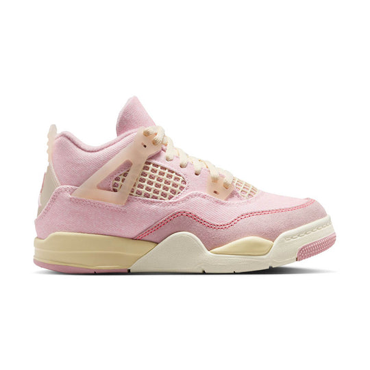 Jordan 4 Retro 'Pearl Pink and Iced Carmine' Little Kids' Shoes