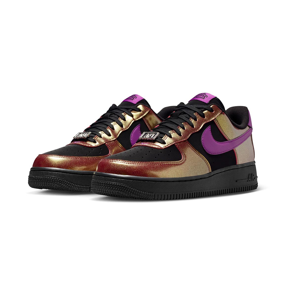 Nike Air Force 1 '07 LV8 'Glam Rock Black Bold Berry' Men's Shoes - Nike Air Force One Shoes