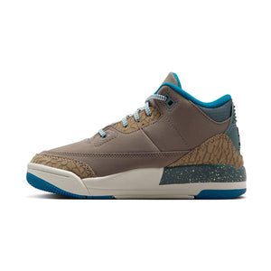 Jordan 3 Retro 'Olive Gray' Little Kids' Shoes