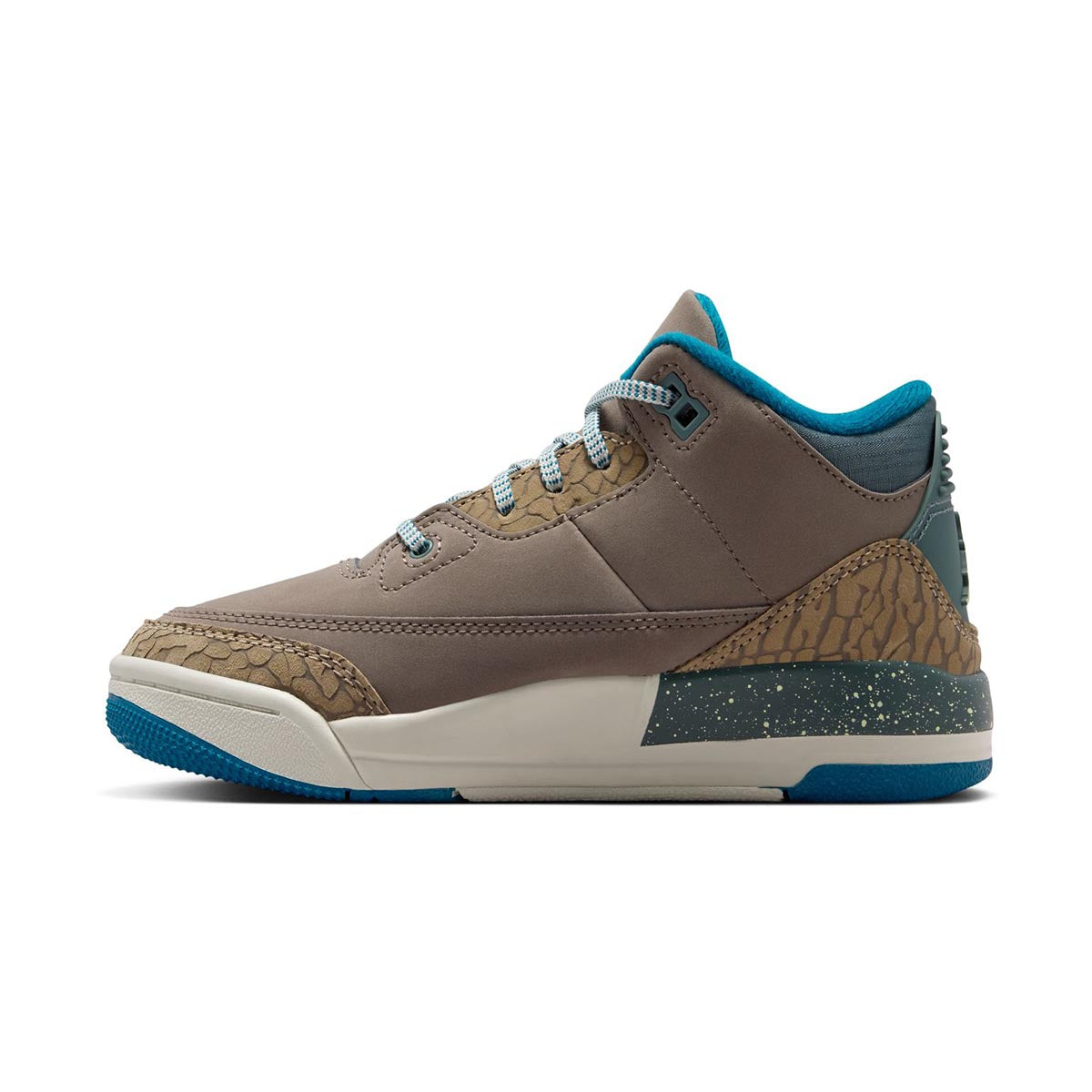Jordan 3 Retro 'Olive Gray' Little Kids' Shoes - 