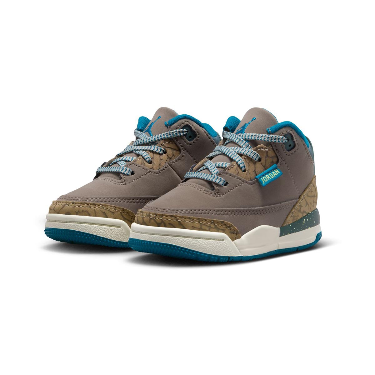 Jordan 3 Retro 'Olive Gray' Baby/Toddler Shoes - 