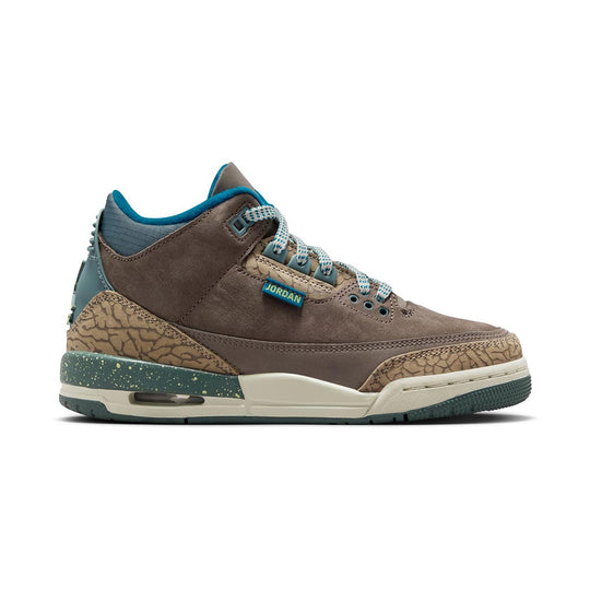 Air Jordan 3 Retro 'Olive Grey' Big Kids' Shoes