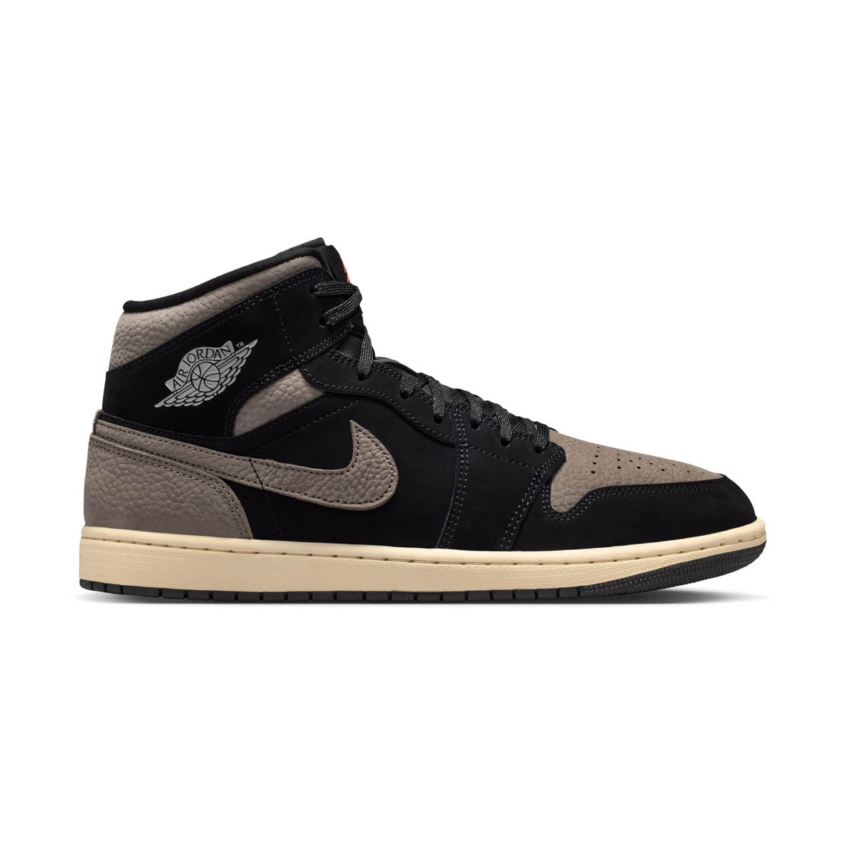 Shop Air Jordan 1 Mid SE 'Olive Grey' Men's Shoes