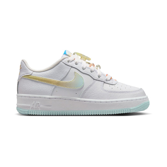 Nike Air Force 1 LV8 'White Glacier Blue Multicolor' Big Kids' Shoes