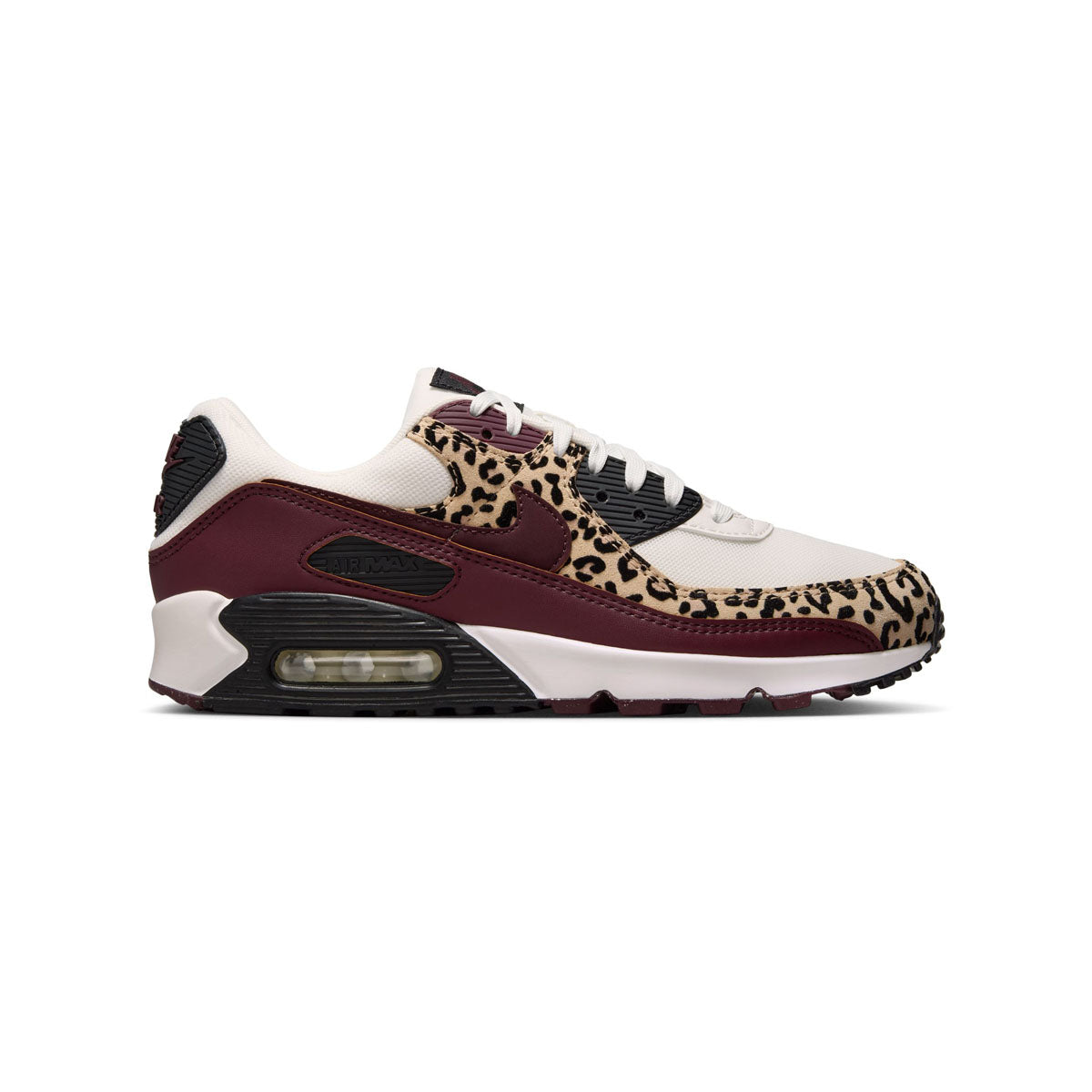 Nike Air Max 90 &#39;Leopard Burgundy&#39; Women&#39;s Shoes
