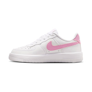 Nike Force 1 Low 'White Pink Rise' Little Kids' Shoes
