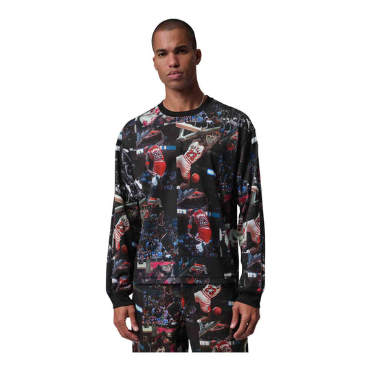 Jordan Flight Men's Printed Long-Sleeve Jersey