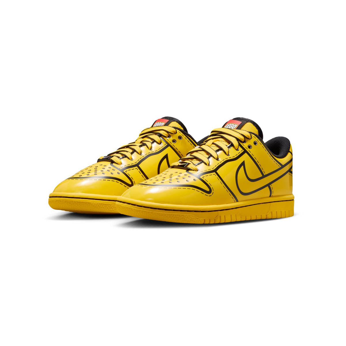 Nike Dunk Low 'LEGO Tour Yellow' Big Kids' Shoes - DUNKS