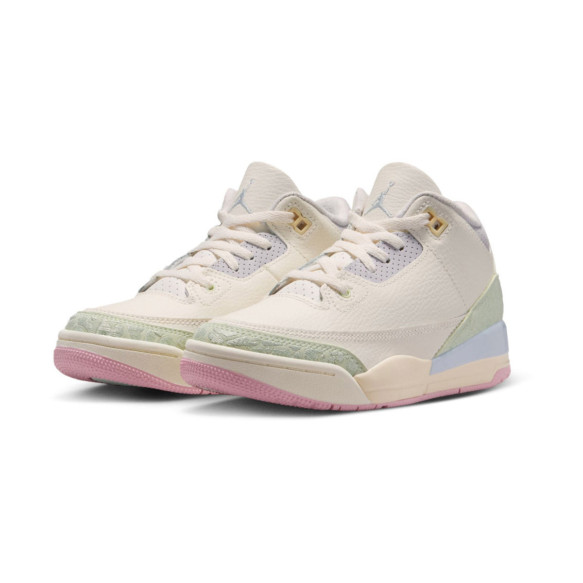 Jordan 3 Retro 'Sail and Jade Aura' Little Kids' Shoes - SALE
