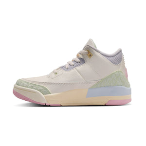 Jordan 3 Retro 'Sail and Jade Aura' Little Kids' Shoes
