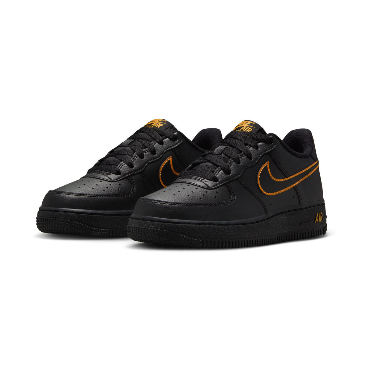 Nike Air Force 1 &#39;Sundial Black&#39; Big Kids&#39; Shoes