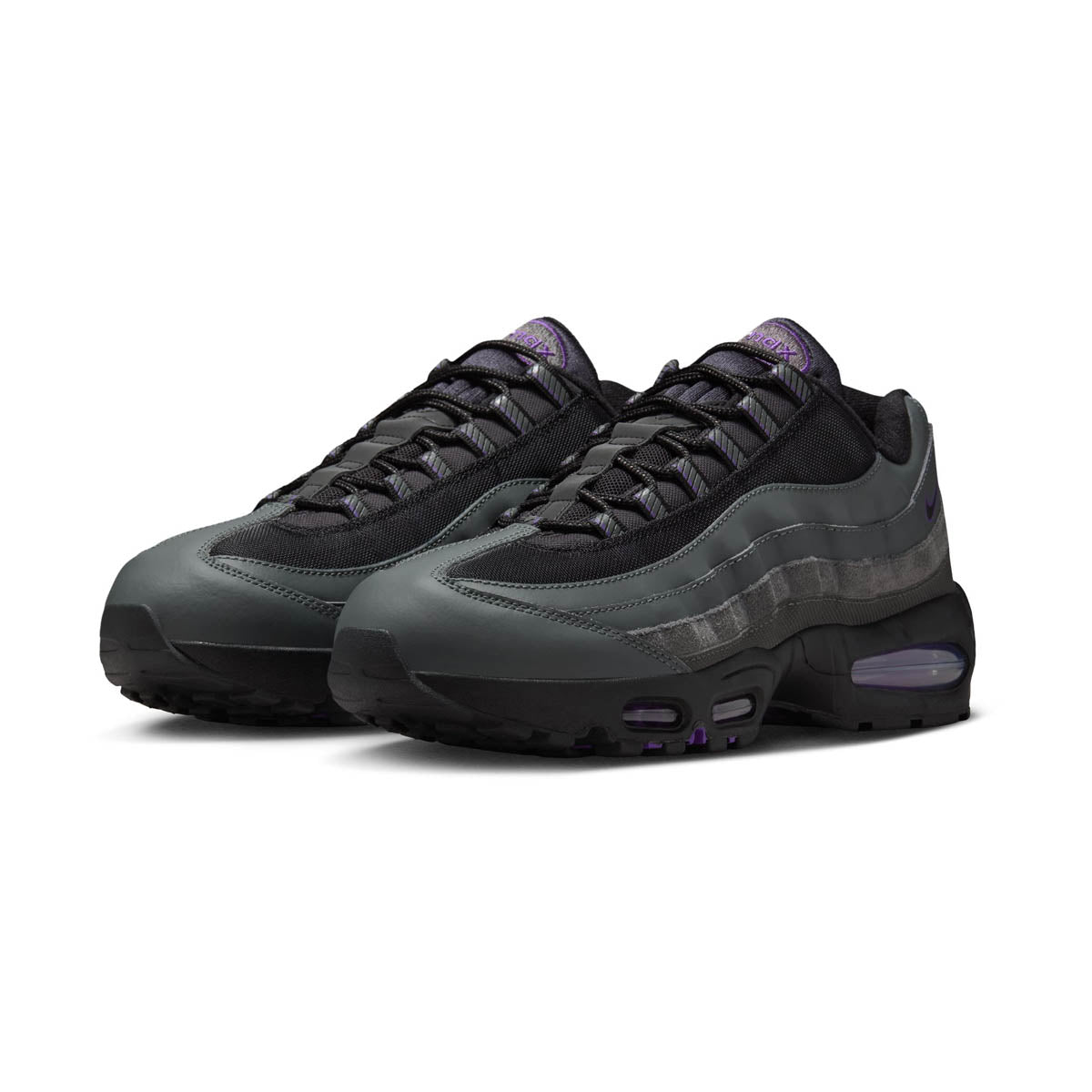 Nike Air Max 95 Big Bubble 'Iron Grey Wild Grape' Men's Shoes - New Releases