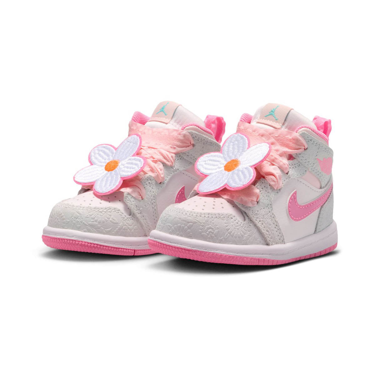 Jordan 1 Mid SE 'Spring Flowers' Baby/Toddler Shoes - Jordan 1 Retro Mid