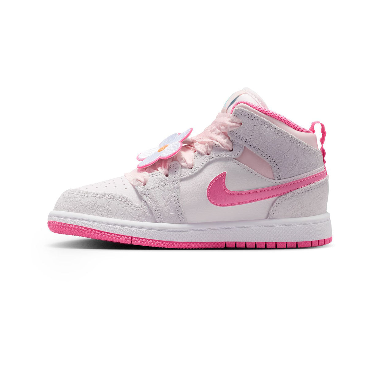 Jordan 1 Mid SE 'Spring Flowers' Little Kids' Shoes - Kids Jordans Shoes