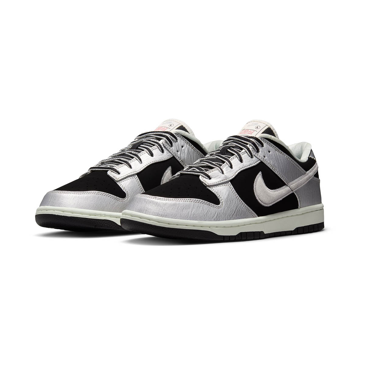 Nike Dunk Low Retro 'Starter Jacket Metallic Silver Black' Men's Shoes - MENS SHOES