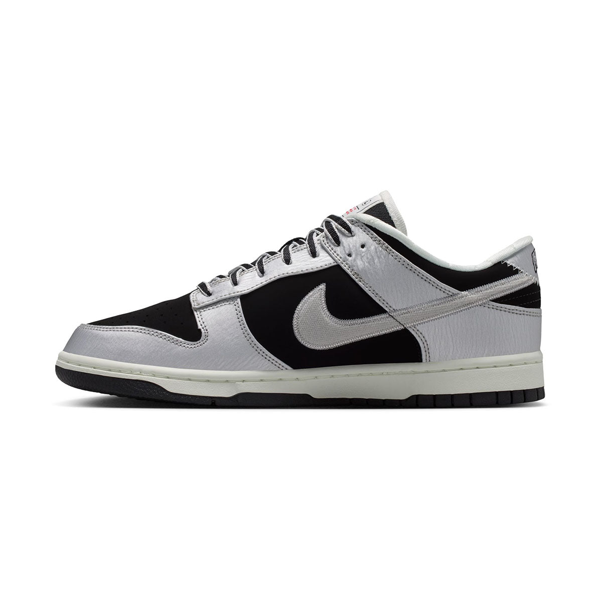Nike Dunk Low Retro 'Starter Jacket Metallic Silver Black' Men's Shoes - MENS SHOES