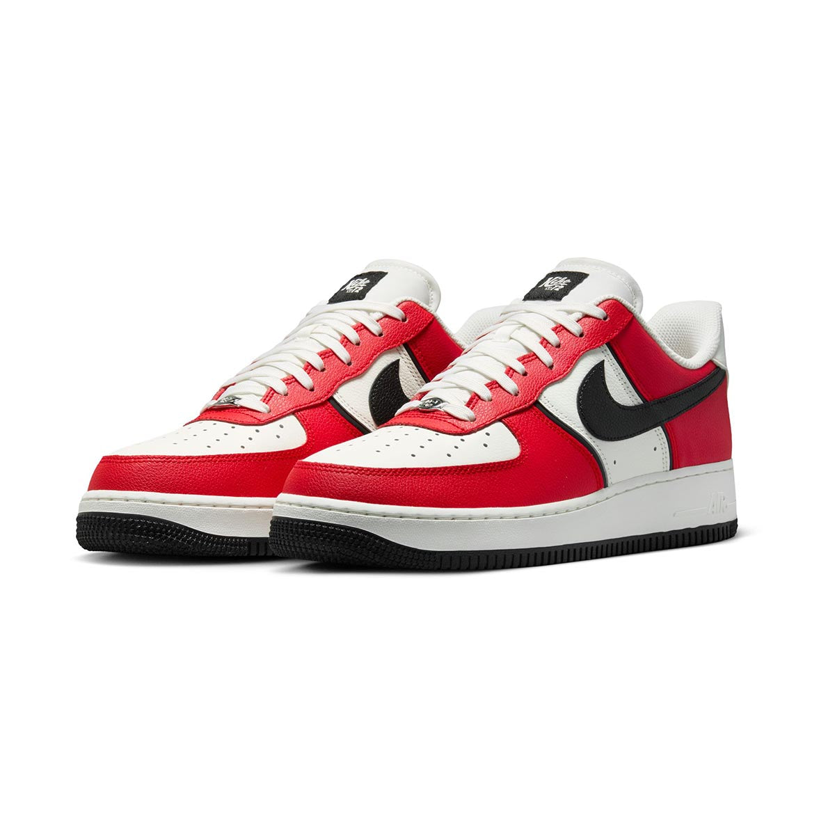Nike Air Force 1 '07 LV8 'University Red Sail Black' Men's Shoes - 