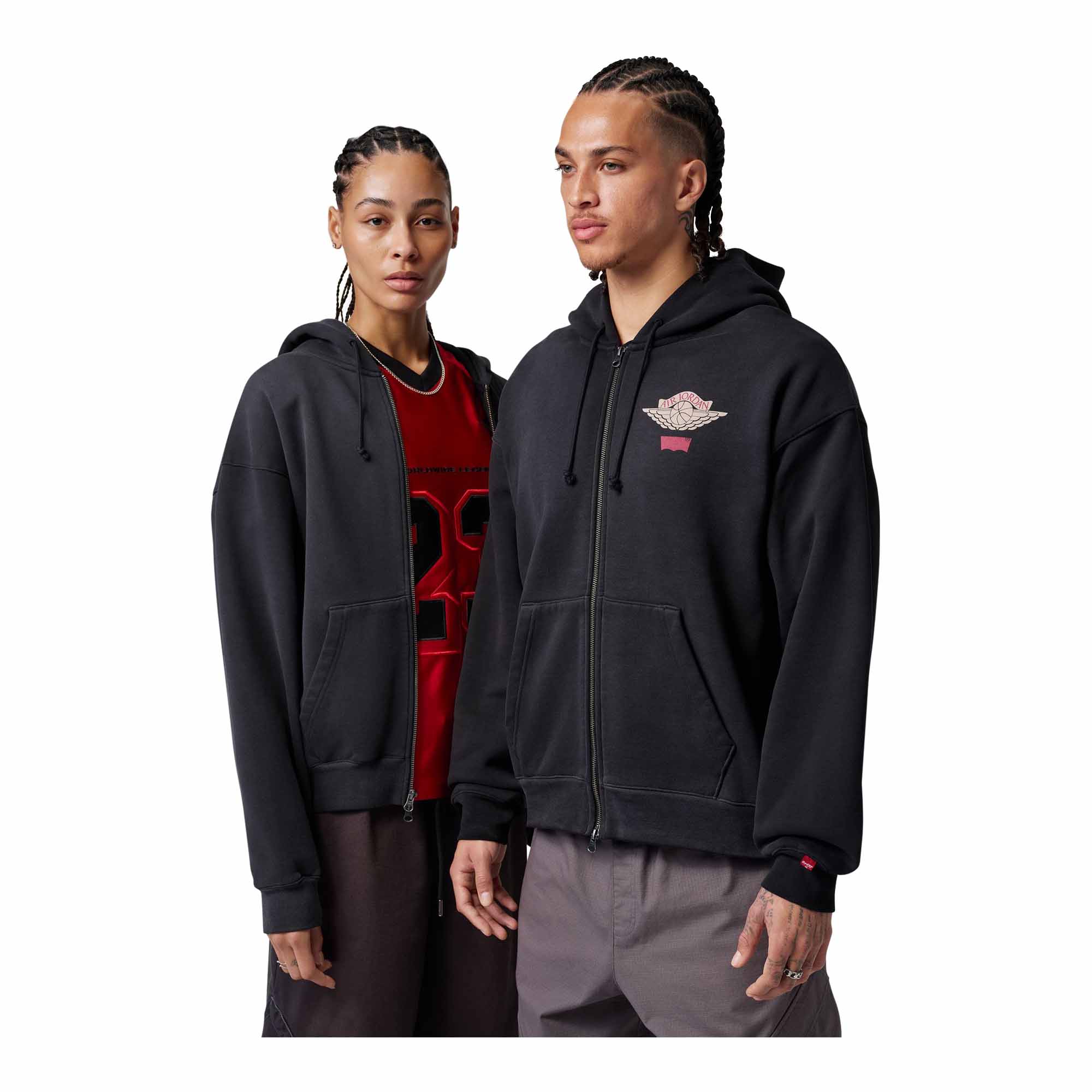 Shop Jordan x Levi's® Full-Zip Hoodie