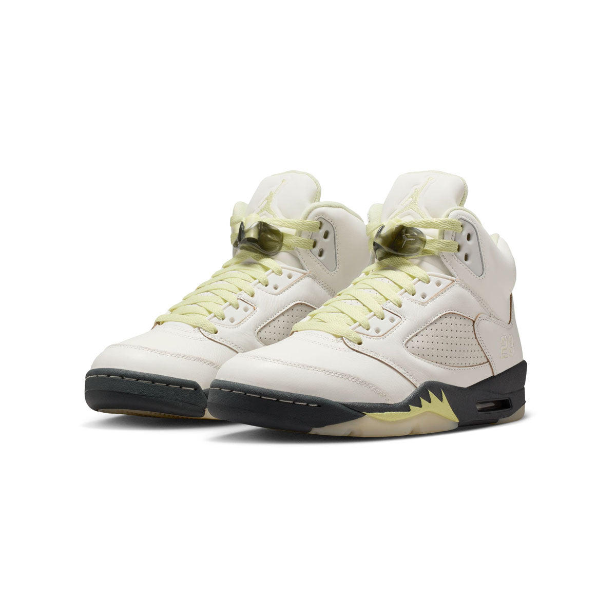 Air Jordan 5 Retro &#39;Luminous Green and Sail&#39; Women&#39;s Shoes