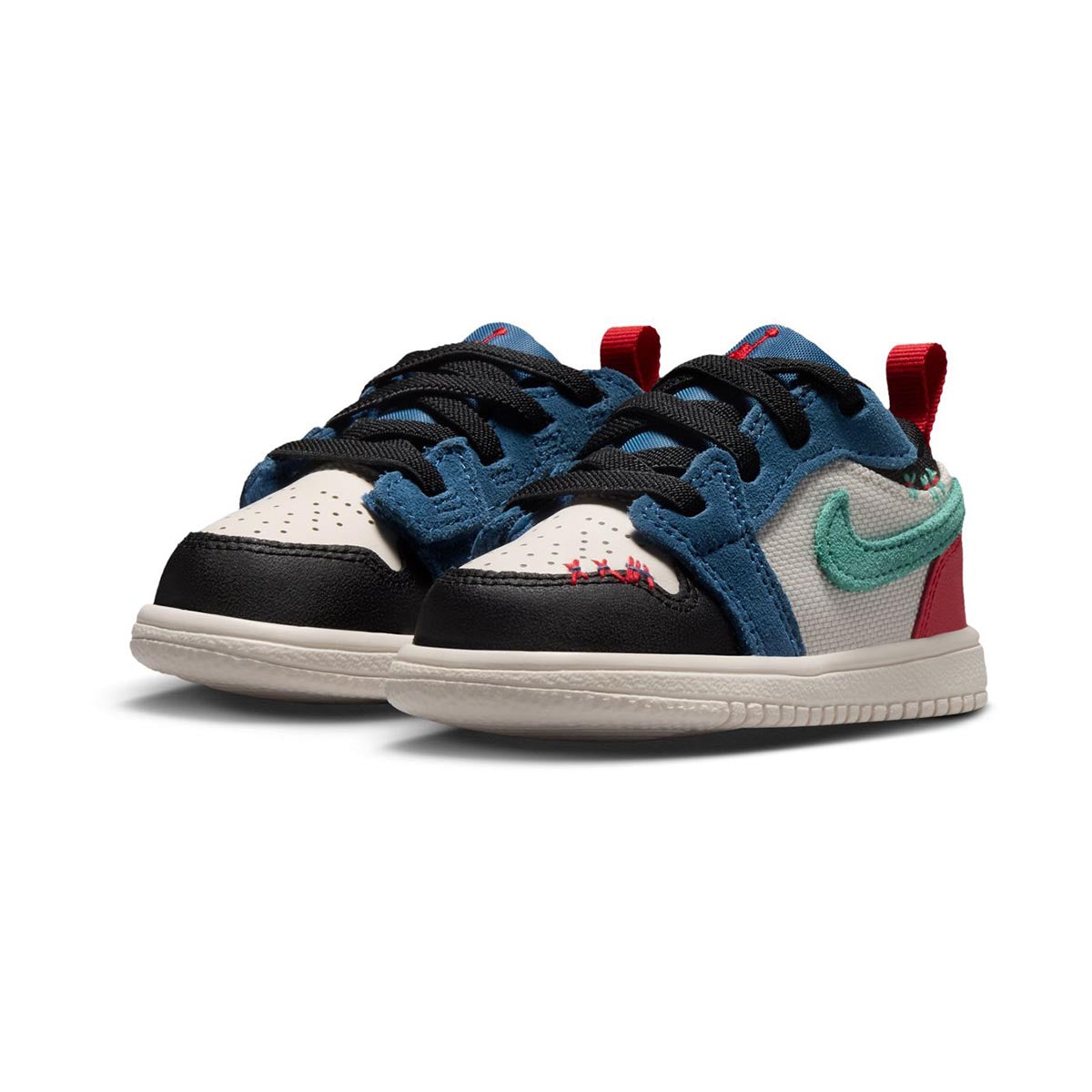 Jordan 1 Low Alt SE 'True Blue Red Kinetic Green' Baby/Toddler Shoes - 