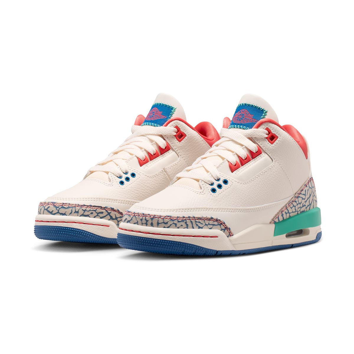 Air Jordan 3 Retro 'Chalk and True Blue' Big Kids' Shoes - KIDS