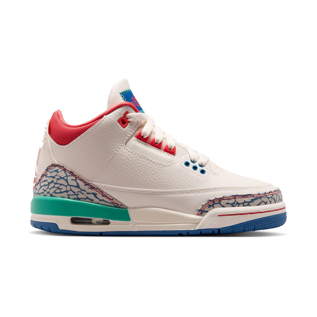Air Jordan 3 Retro 'Chalk and True Blue' Big Kids' Shoes - KIDS