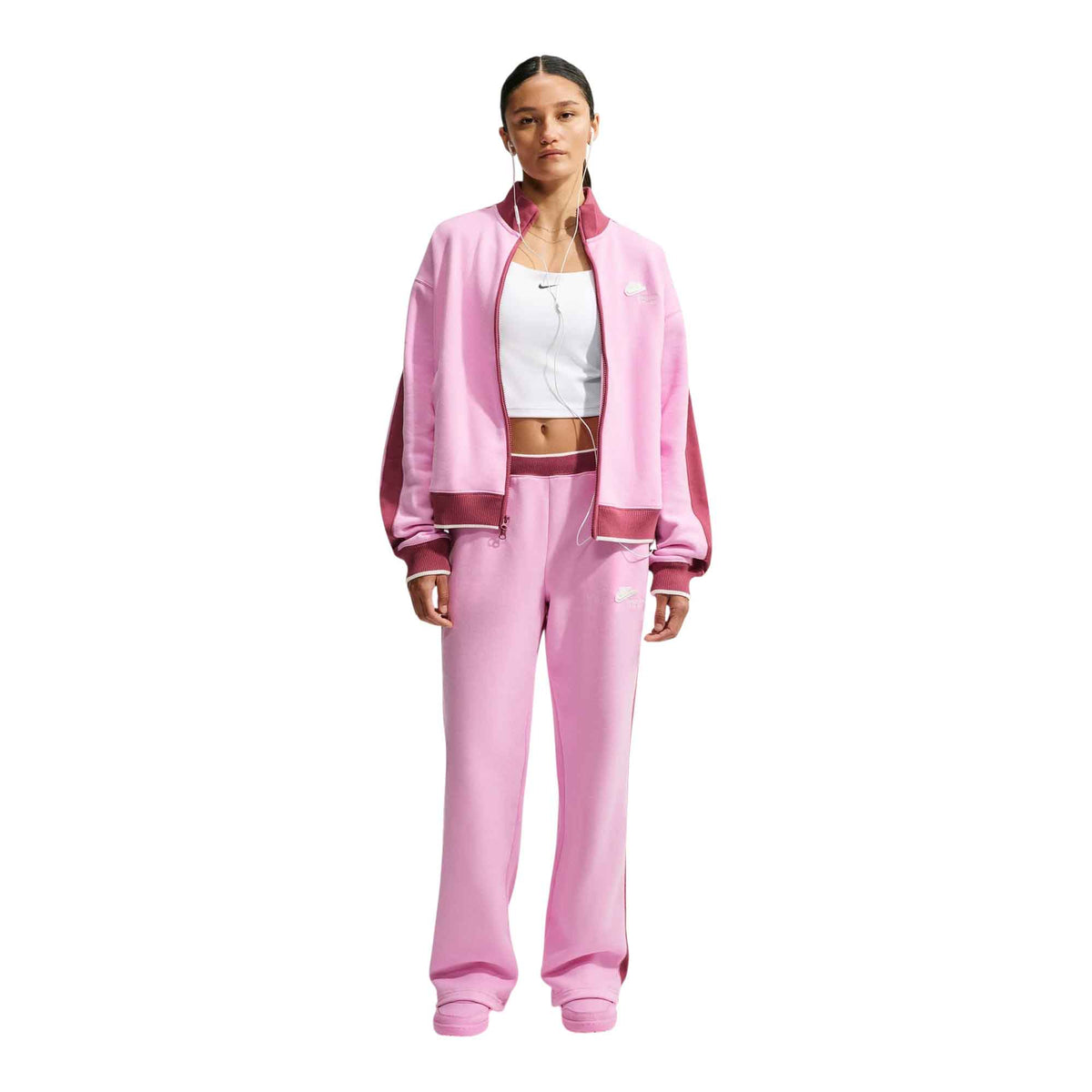 Nike Studio Fleece Medium Weight Nike Run Club Women's Track Jacket - 