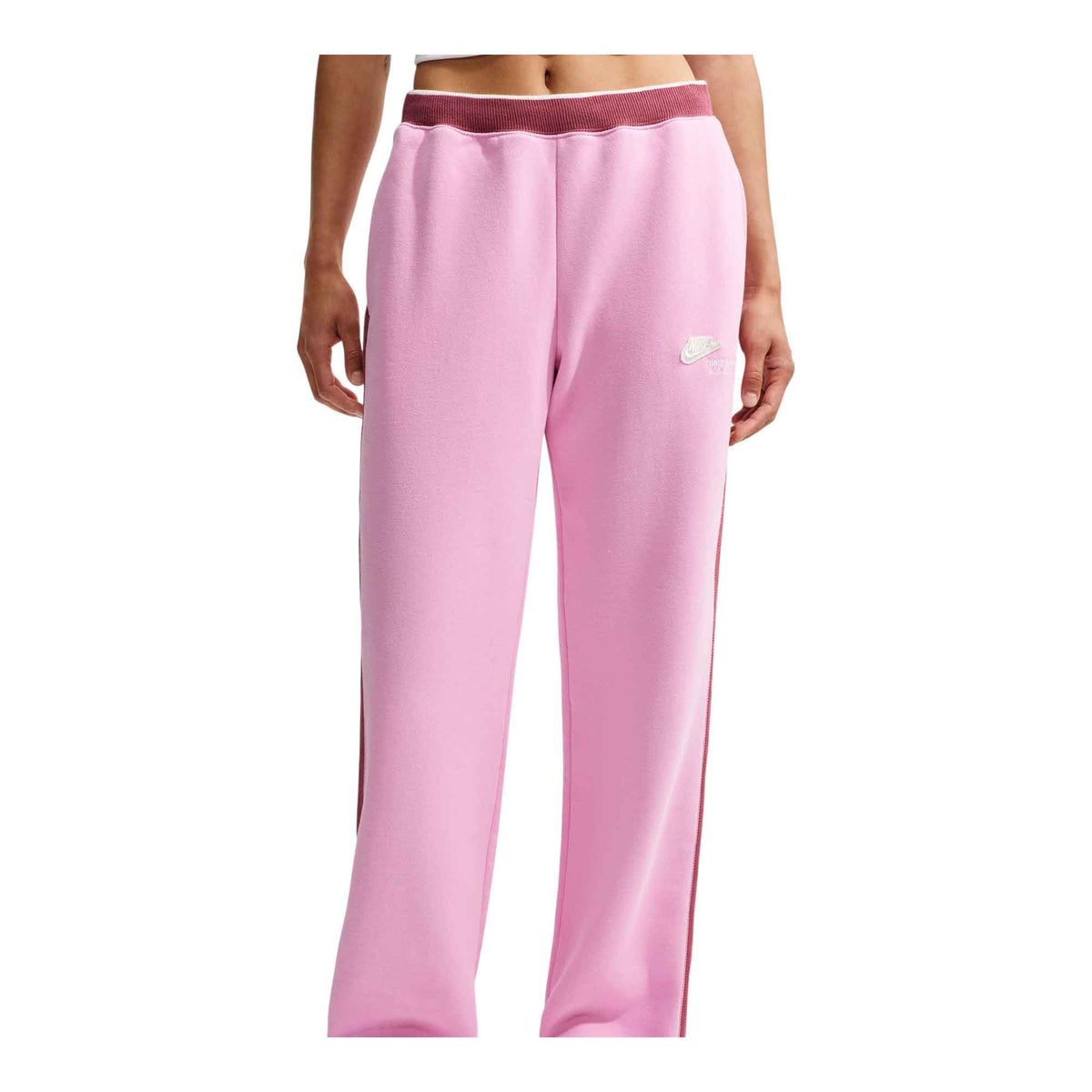 Nike Studio Fleece Medium Weight Nike Run Club Women's Mid-Rise Track Pants - 