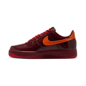 Air Force 1 Low 'Charol Dark Team Red Safety Orange' Men's Shoes