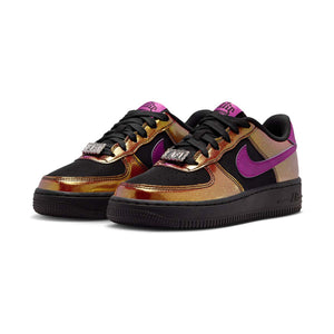 Nike Air Force 1 LV8 'Glam Rock Black Bold Berry' Big Kids' Shoes