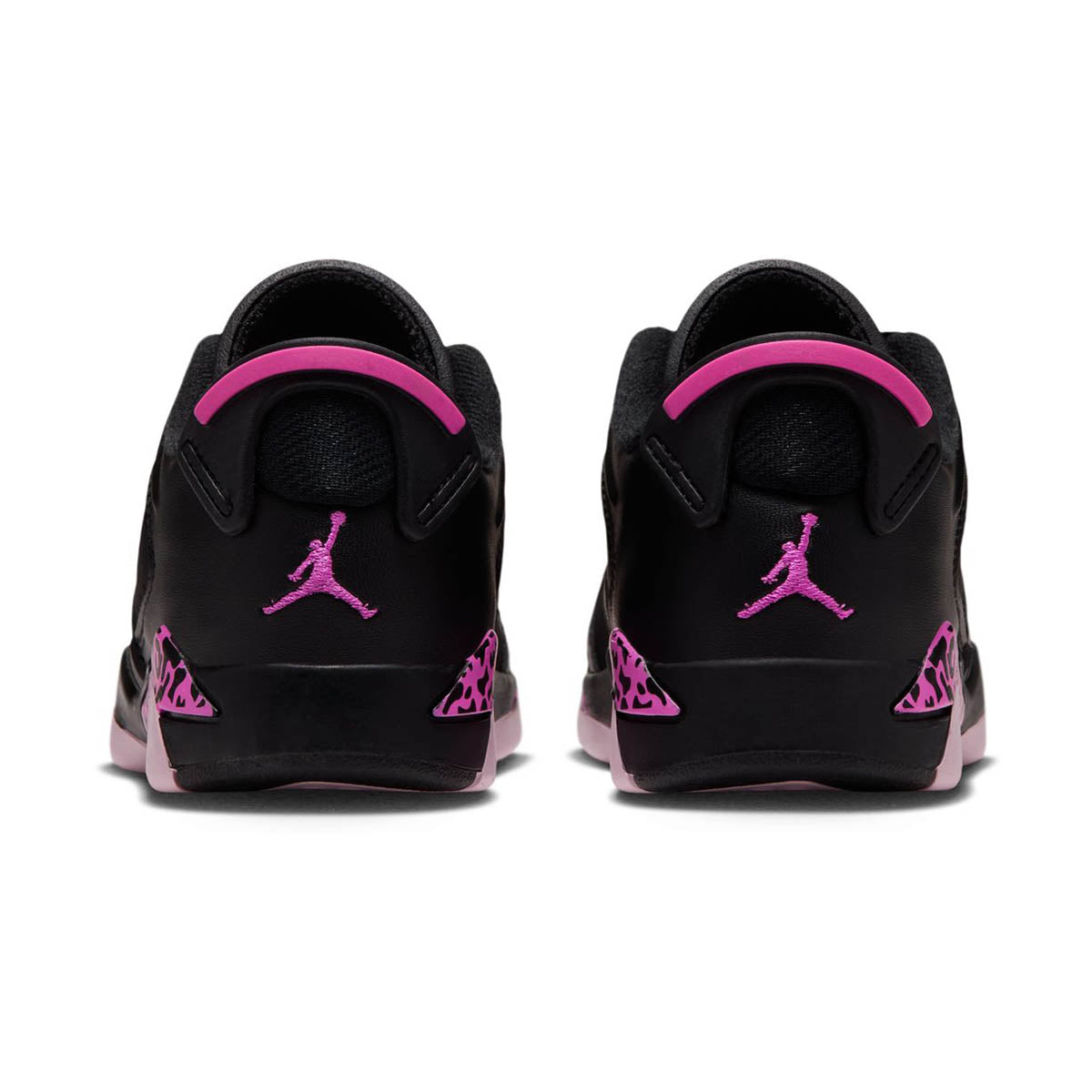 Jordan 6 Retro Low 'Black Fierce Pink' Little Kids' Shoes - 