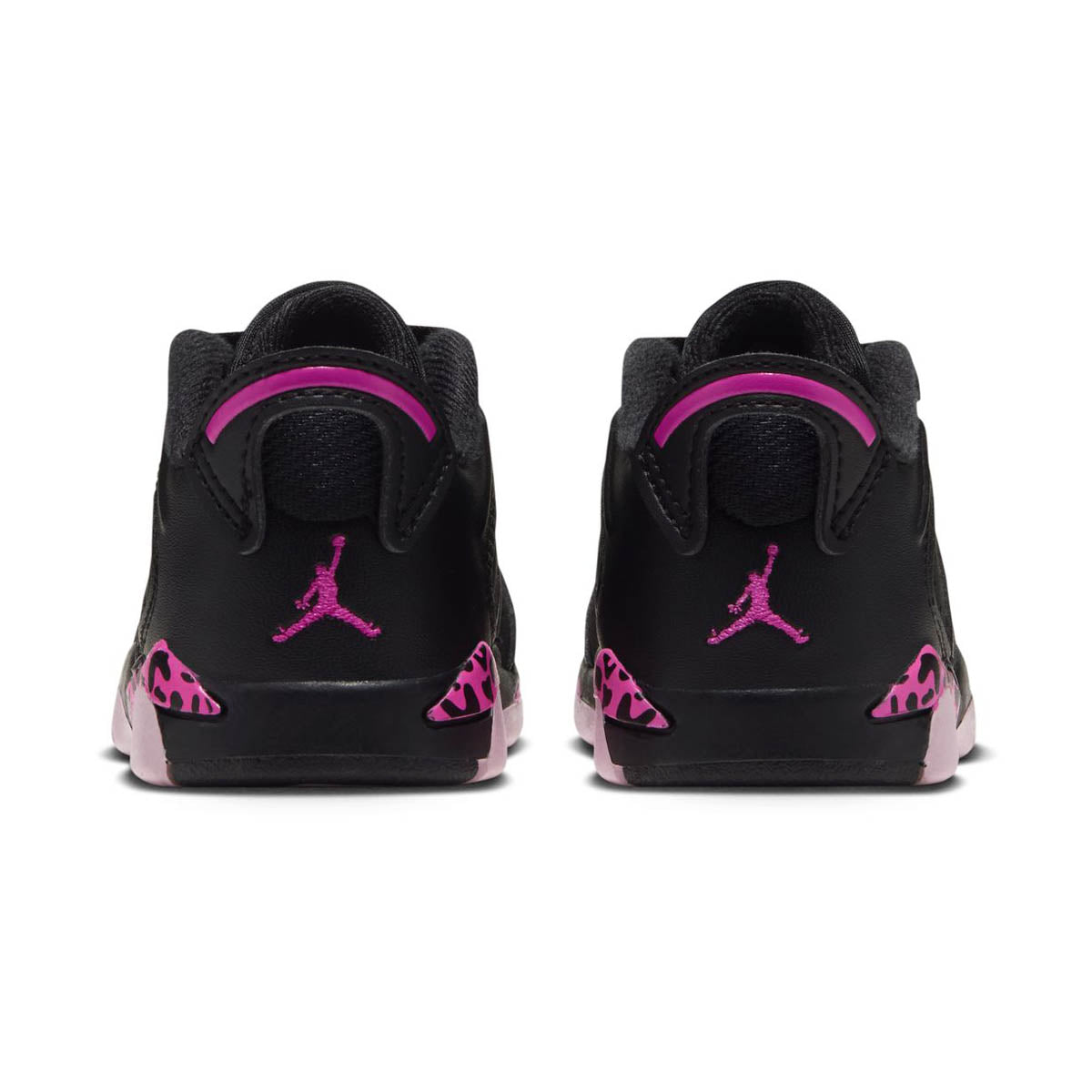 Jordan 6 Retro Low 'Black Fierce Pink ' Baby/Toddler Shoes - 