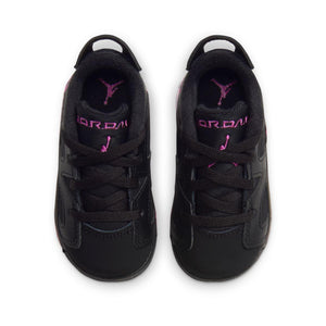 Jordan 6 Retro Low 'Black Fierce Pink ' Baby/Toddler Shoes